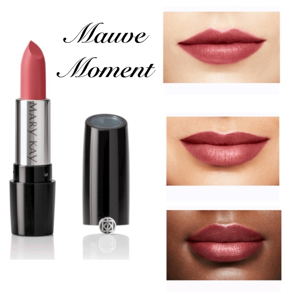 NWT Mary Kay MAUVE MOMENT Gel Semi Matte Lipstick Neutral Flattering Pink Mauve